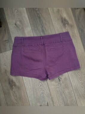 Kismet Purple Low-Rise Jean Shorts